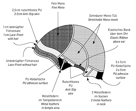 european hair line